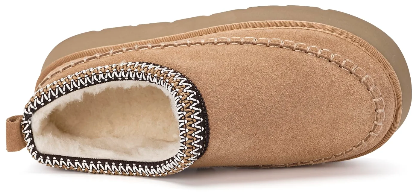 Intini Platform Mini Boot Slipper in Dark Brown, view 4