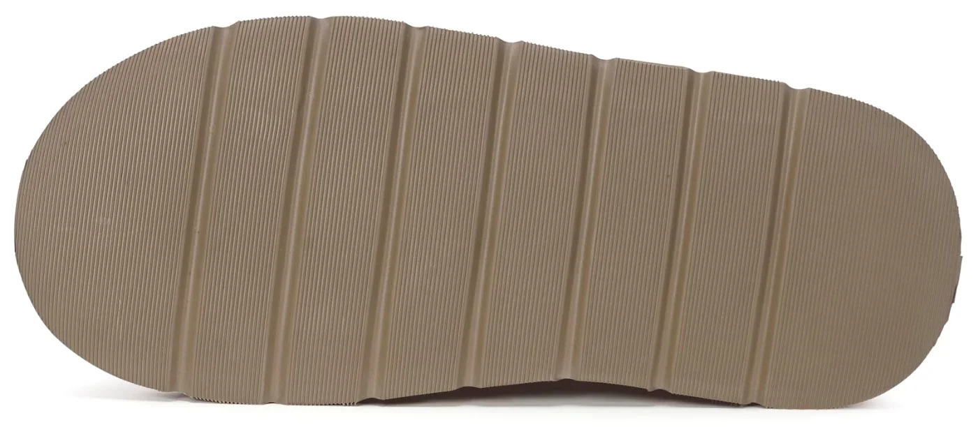 Intini Platform Mini Boot Slipper in Khaki, view 5