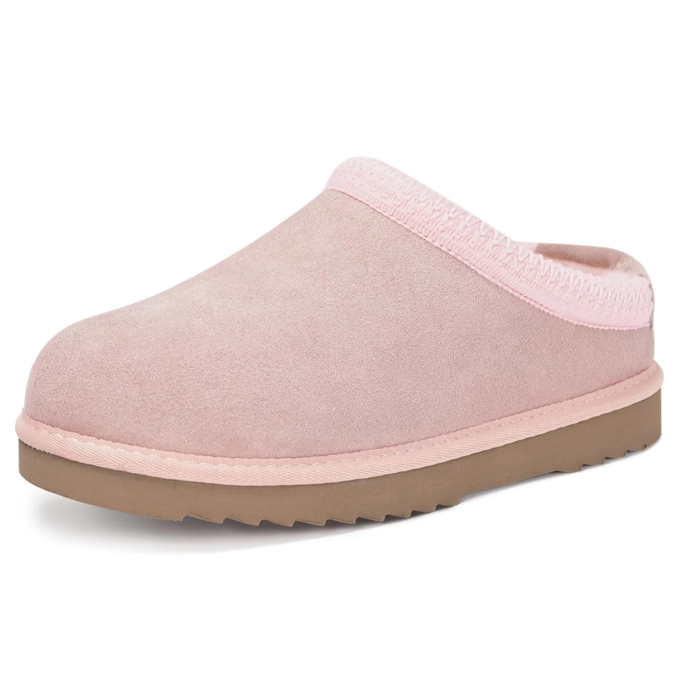 Intini Fuzzy Platform Clog Slipper in Pink